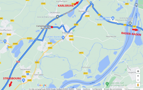 accès camping accès camping